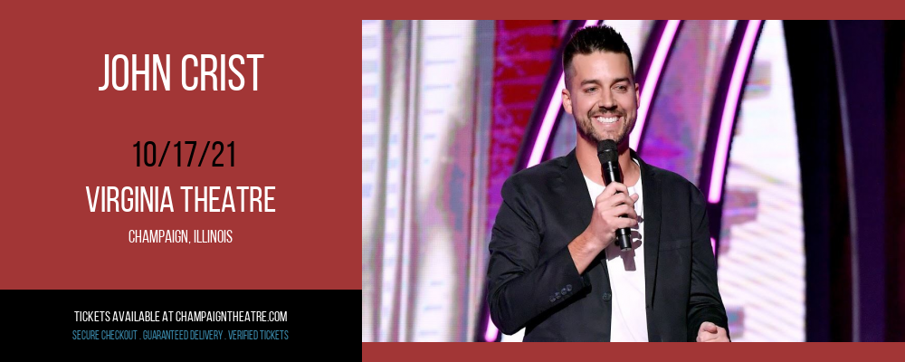 John Crist at Virginia Theatre tickets John Crist at Virginia Theatre