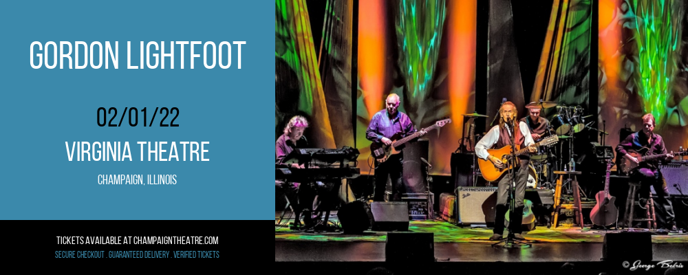 Gordon Lightfoot at Virginia Theatre tickets Gordon Lightfoot at Virginia Theatre