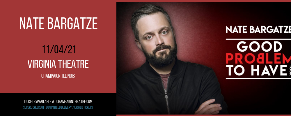 Nate Bargatze at Virginia Theatre tickets Nate Bargatze at Virginia Theatre