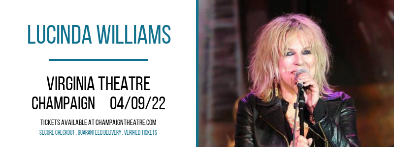 Lucinda Williams at Virginia Theatre tickets Lucinda Williams at Virginia Theatre