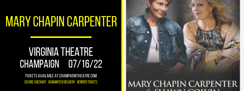 Mary Chapin Carpenter at Virginia Theatre tickets Mary Chapin Carpenter at Virginia Theatre