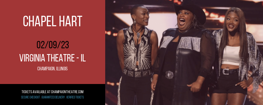 Chapel Hart at Virginia Theatre tickets Chapel Hart at Virginia Theatre