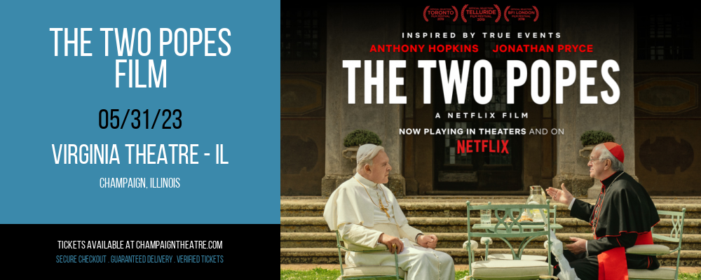 The Two Popes - Film at Virginia Theatre