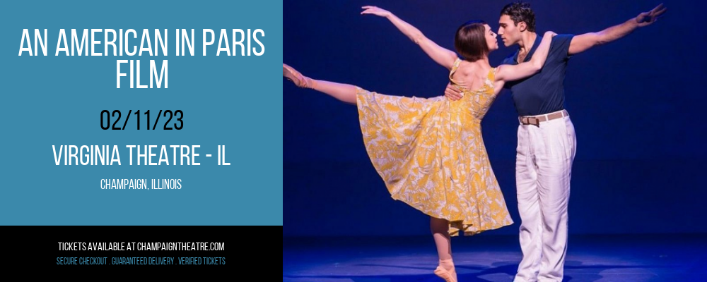 An American in Paris - Film at Virginia Theatre tickets An American in Paris - Film at Virginia Theatre